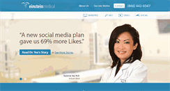 Desktop Screenshot of einsteinmedical.com